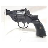 WEBLEY & SCOTT HAMMERLESS .38 SPECIAL REVOLVER