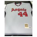 AUTH 1985 REGGIE JACKSON CALIFORNIA ANGELS JERSEY