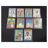 10 "SIGNED" BASEBALL CARDS IN PLASTIC