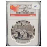 2013 CHINA S10Y PANDA - EARLY RELEASES - NGC: MS69