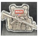 2024 MAGA BULLETPROOF VEST 2 OZ FINE SILVER