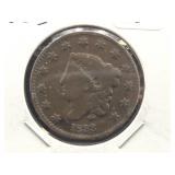 1833 LARGE CENT