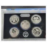 2020 SILVER PROOF AMERICA THE BEAUTIFUL QUARTERS
