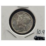 1944 MERCURY DIME