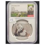 2015 CHINA S10Y PANDA - NGC: MS70