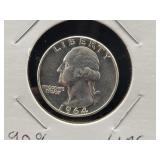 1964 UNC WASHINGTON QUARTER
