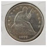 1877 SEATED LIBERTY HALF DOLLAR