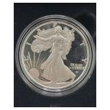 2023-W PROOF SILVER EAGLE - BOX ANC COA