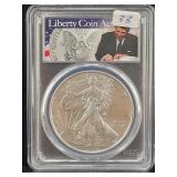 2020 SILVER EAGLE - PCGS: MS70 - LIBERTY COIN ACT