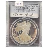 2003 SILVER EAGLE - AMERICAN HEROES EDITION -