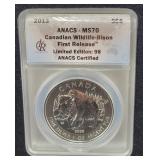 2013 CANADIAN WILD LIFE BISON 1ST RELEASE