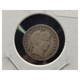 1907 BARBER DIME