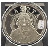 LAKOTA "CRAZY HORSE" 5 OZ SILVER ROUND