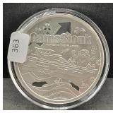 GAMESTONK 1 OZ SILVER ROUND - WALL STREET SILVER