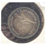 1871 SEATED LIBERTY HALF DIME