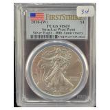 2016-W SILVER EAGLE - FIRST STRIKE - PCGS: MS69