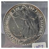 2016 BRITANNIA 1 OZ SILVER ROUND