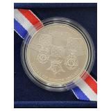 2011 MEDAL OF HONOR - UNC SILVER DOLLAR - BOX