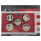 2010 SILVER PROOF AMERICA THE BEAUTIFUL QUARTERS