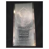 SCOTTSDALE 100 TROY OZ. 999 FNE SILVER BAR -