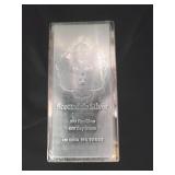SCOTTSDALE 100 TROY OZ. 999 FNE SILVER BAR -