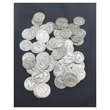 (80) ASSORTED STANDING LIBERTY SILVER QUARTERS