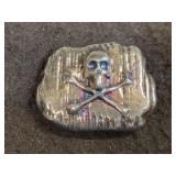 PIRATE SILVER BAR 62.6 GRAMS .999 FINE SILVER