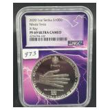 2020 1 OZ SILVER SERBIA ROUND