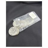 (10) DANBURY MINT HISTORY STERLING SILVER ROUNDS