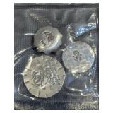 1 TROY OZ SILVER PIECES .999 FINE SILVER - TOTAL