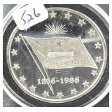 1986 TEXAS "COME AND TAKE IT" 1 OZ SILVER ROUND