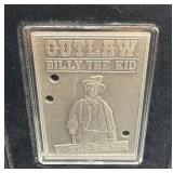 2023 OUTLAW BILLY THE KID 1 OZ SILVER BAR