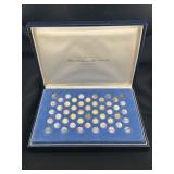 FRANKLIN MINT STATES OF THE UNION MINI COIN SET