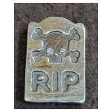 TOMBSTONE SILVER BAR 92.4 GRAMS .999 FINE SILVER