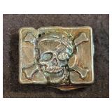 SKULL BREAKOUT SILVER BAR 77.4 GR .999 FINE SILVER