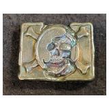 SKULL BREAKOUT SILVER BAR 72.6 GR .999 FINE SILVER