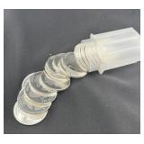 ROLL OF (20) 1 OZ SILVER BUFFALO ROUNDS