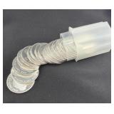 ROLL OF (20) 1 OZ SILVER BUFFALO ROUNDS