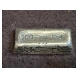 100 GRAMS SILVER BAR .999 FINE SILVER