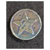 REFORMED MEDALS STAR ROUND 62.2GR .999 FINE SILVER