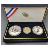 2015 US MARSHALLS SERVICE 225TH ANNIV. 3 COIN SET