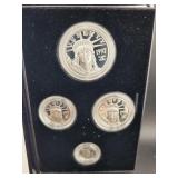 1997 AMERICAN EAGLE 4 COIN PROOF PLATINUM SET