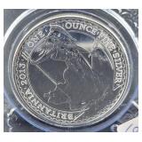 2013 BRITTANIA 1 OZ SILVER ROUND