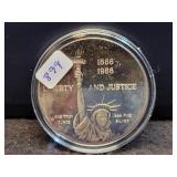 LIBERTY & JUSTICE 1 OZ SILVER ROUND