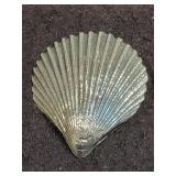 SILVER FAN SHELL 67 GRAMS .999 FINE SILVER