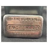 ENGELHARD 5 OZ SILVER BAR
