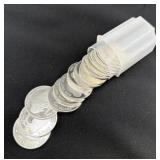 ROLL OF (20) 1 OZ SILVER BUFFALO ROUNDS