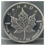 2009 CANADIAN SILVER MAPLE LEAF