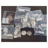 ASSORTED SILVER ROUNDS & BARS 88.5 GR .999 FINE