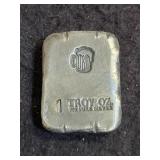 LHB 1 OZ BEER MUG SILVER BLOCK .999 FINE SILVER